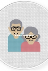 Daily Cross  Stitch - Grandparents