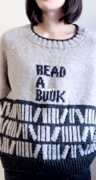 Bookshelf Sweater by Tomomi Yoshimoto - English