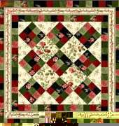 Maywood Studio-Rosey Ribbons Quilt-Free Pattern