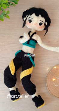 CatelierCreaciones - Cat.telier - Angeline Reyes Gonzalo - K-pop Huntrix Girl Zoey - Spanish