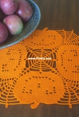 Marsha Glassner  - Jack In The Web Doily - Free