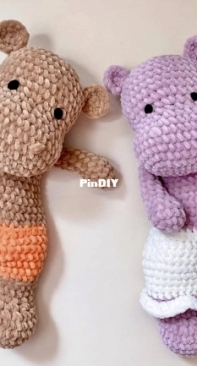 Air Toys - Natalia / Natalya Pavlova - Cute Hippo Snuggler