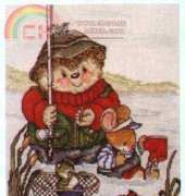 DMC  K1408  Country Companions  The Happy Angler