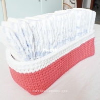 Raffamusa Designs - Raffaella Tassoni - Diaper Basket