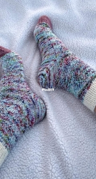 Magical Day Socks by Amy Kate Sutherland