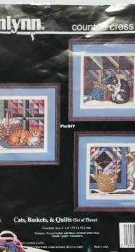 Janlynn 09-75 Cats Baskets and Quilts