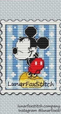 Lunar Fox Stitch - Mickey Mouse - XSD