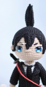 Amigurumis da Vit - Vitória Ferreira - Chainsaw Man Aki - Portuguese