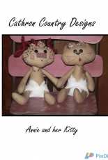 Cathron Country Designs - Annie And Her Kitty
