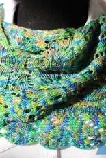 Serendipity Wrap in Graffiti by alaskagirlknits!/Kim Abt-FRee
