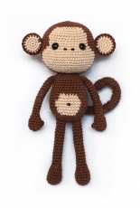 DIY Fluffies - Mariska Vos-Bolman - Cute Monkey