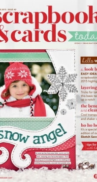 Scrapbook and Cards Today Winter 2015