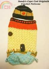 Sandys Cape Cod Originals- Sandy Powers- 185 Lighthouse Cocoon and Beanie