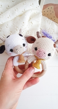 Fairy Toys by Inna Chi - Inna Chi Hm - Inna Chibinova / Chybinova - Cow Rattle - English