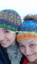 Claires Cable & Rib Hat by Claire Butchkoski-Free