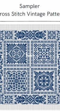 Vintage Sampler by Iryna Stegnii