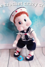 The Crochet Crazy Crew - Tracey Denise - Sammy The Sailor