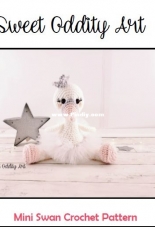 Sweet Oddity Art - Carolyne Brodie - Mini Swan