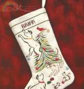 Brittercup Designs BCP011 - Britty Puppy Christmas Stocking