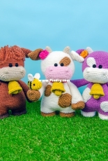 One And Two Company - Carolina Guzman - Clotilde The Little Cow Amigurumi