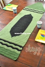 EkayG Crafts - Erin Greene - Diy Back to School Dinner Party and Crayon Table Runner - Free
