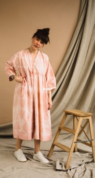 Zero Waste Gather Dress - Birgitta Helmersson - One Size.