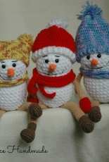 Mama Fufa - Cactuce Handmade - Anastasia Makeeva - Snowmen - Russian - Free