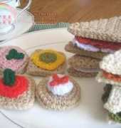 CrochetNPlayDesigns - CraftyAnna - Tea sandwiches