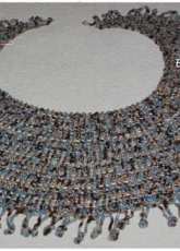 Crescent moon shawl