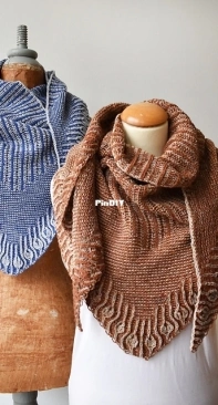 Stitch Trio Shawl by Nancy Marchant