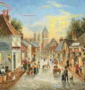 HAED HAEDPL1930 Evening In The City by Dennis Lewan