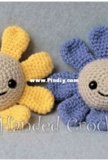 Left Handed Crocheter - Jennifer Adams - Fairytale Series - Flowers - Free