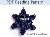 Crystal Snowflake Pendent by Cara Landry