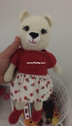 Teddy bear in dress