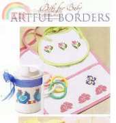Artful Borders, Spring Borders Bibs for Baby