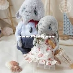 Nerpa - Natalya Berdnikova - Elephants Lika and Ted - Слоники Лика и Тед - Russian
