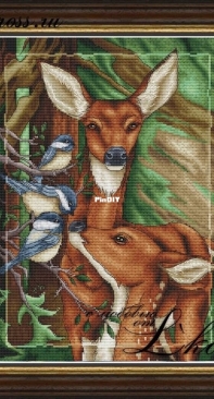 Lkacross - Forest Dwellers - Deer / жители леса - Олени  by Natalia / Natalya Orekhova Orehova