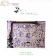 Latelier des Fees brodeuses - Jardin clos Sampler