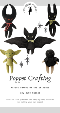 Poppet Crafting | 5 Printable Plush Patterns and Tutorial by The Beast Peddler