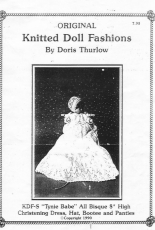 Original Knitted Doll Fashions KDF-S Tynie Babe by Doris Thurlow