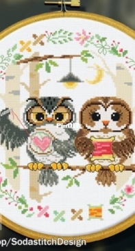 SODA Stitch SO-OP91 Cross Stitch Owl XSD