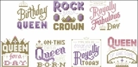 Queen Cards by Emma Congdon from Cross Stitch Crazy 268 PCS + XSD