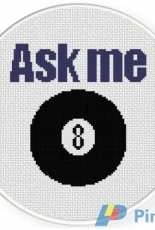 Daily Cross Stitch - Ask Me