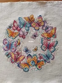 Wreath of butterflies