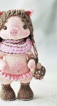 Handi Hats Design - Lollipop Dolls - Katushka Morozova - Nusha the Piggy - Катюшки Морозовой -  Xрюшка Нуша -  Russian