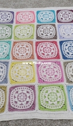 Alyse Crochet - Justine Walley - Mandala Meadow Blanket