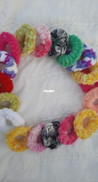 Crocheted Scrunchies for your hair
