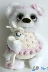 Toy lesson - Anzhela Feklina - Teddy bear with girlfriend - Russian