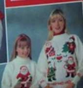 Mary Maxim 18241-42 santa pullover