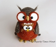 Nowacrochet - Tamara Nowack - Tweedette the marsupial Owl - Beuteleule Tweedette - German